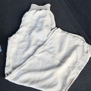 Bella Dahl Cream Wide Leg Pants